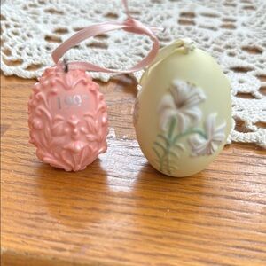 Pink and Yellow Decorative Hanging Eggs